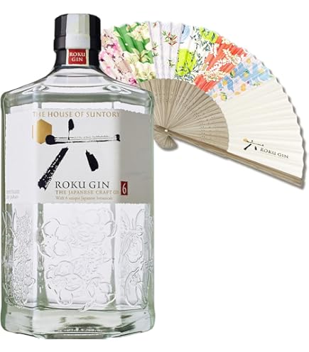 Amazon.co.jp: サントリー ジン 翠 700ml 1本+ROKU(六) 200ml 1本